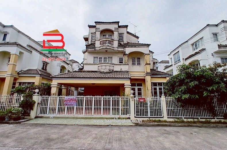 ขายบ้าน - บ้านเดี่ยว 3 ชั้น หมู่บ้าน เศรณีปาร์ค วิภาวดี 60 (ซอยวิภาวดี 60 แยก 14) เนื้อที่ 50.3 ตรว. ถนนวิภาวดี-รังสิต แขวงตลาดบางเขน เขตหลักสี่