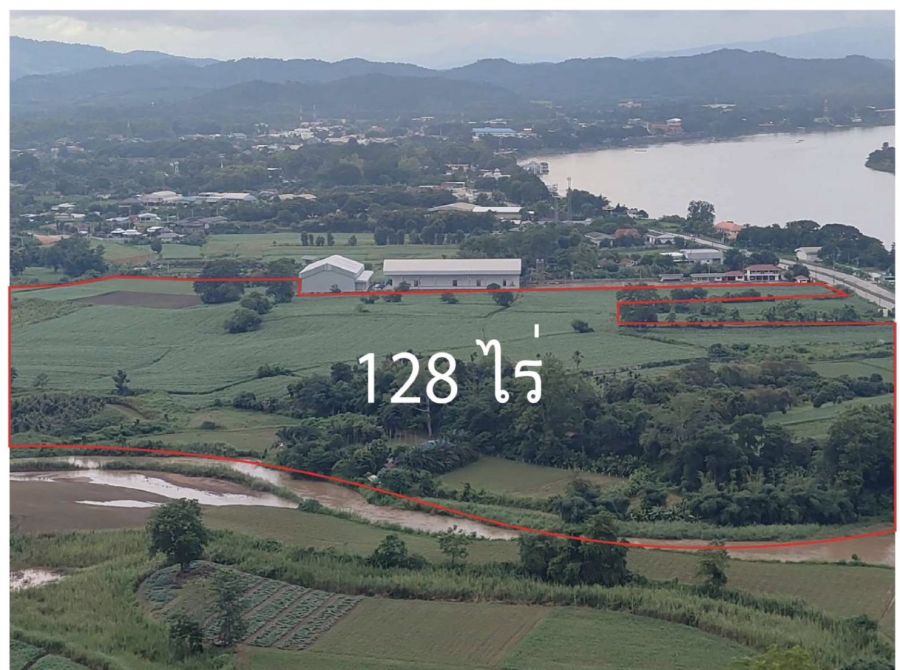 ขายที่ดิน - ขายที่ดินเปล่าแปลงใหญ่ อ.เชียงแสน จ.เชียงราย พื้นที่ 128-2-94 ตรว.