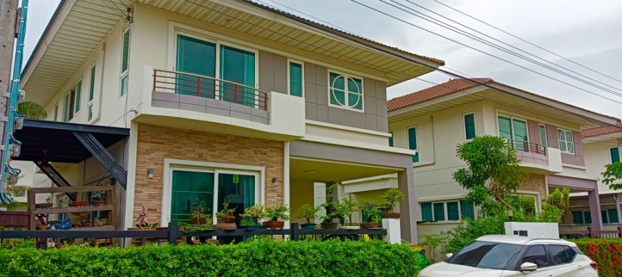 ขายบ้าน - ขายบ้านเดี่ยว 2 ชั้น 58 ตารางวา ศุภาลัยการ์เด้นวิลล์กรุงเทพกรีฑาตัดใหม่-มอเตอร์เวย์ ย่านกรุงเทพกรีฑาตัดใหม่