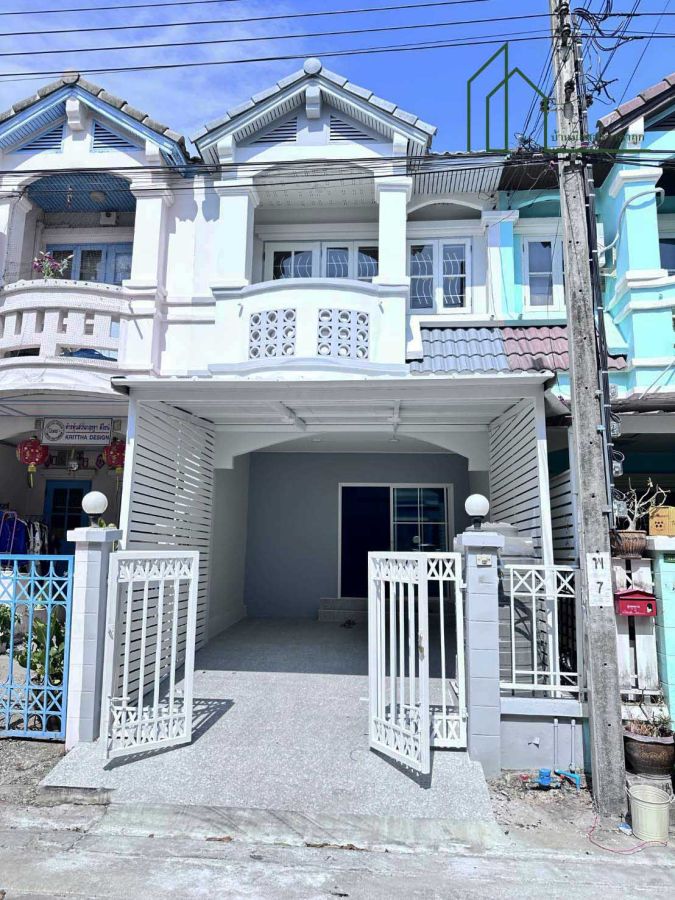 ขายทาวน์เฮาส์ - ทาวน์เฮาส์ 2 ชั้น หมู่บ้านนันทนาการ์เด้นท์ บางปลา ฟรีโอน