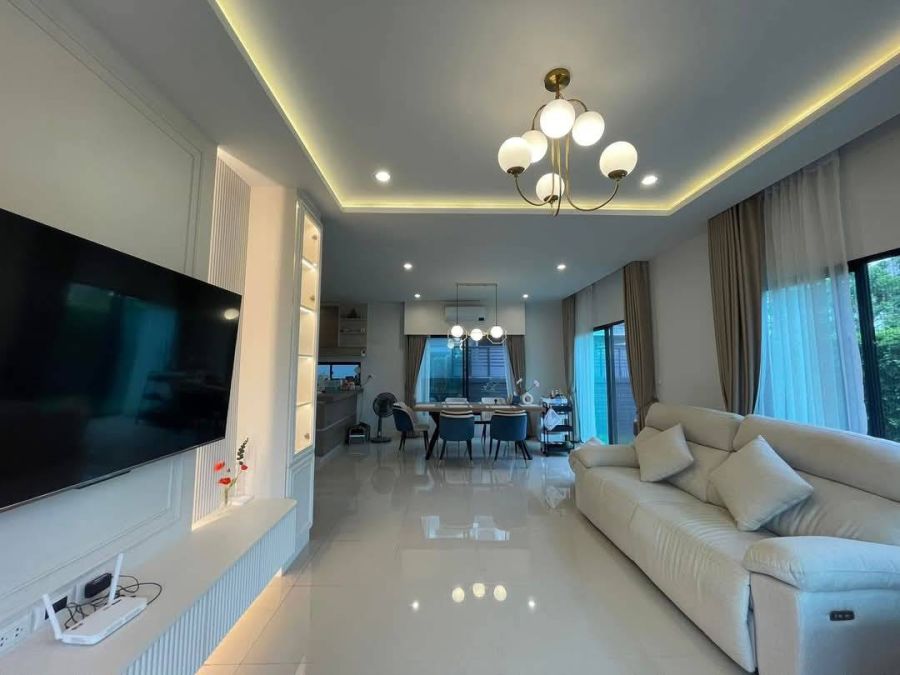 ให้เช่าบ้าน - บ้านเดี่ยวรังสิต บางพูน โครงการ Saransiri Rangsit บ้านมุม