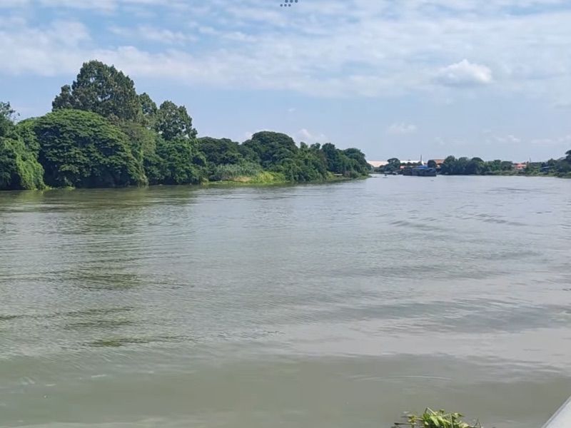 ขายที่ดิน - ขายที่ดินเปล่าทำเลทองติดริมแม่น้ำเจ้าพระยา ต.บ้านโพธิ์ อ.บางปะอิน จ.อยุธยา