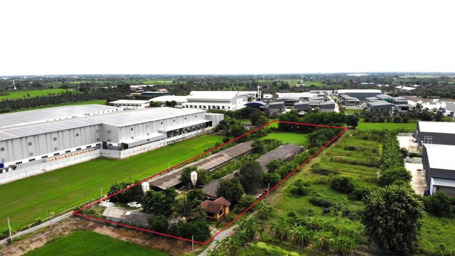 ให้เช่าที่ดิน - ที่ดิน 5 ไร่ 1 งาน พร้อมโรงเรือน & บ้านพัก บรรยากาศดี ทำเลทอง บางเลน นครปฐม