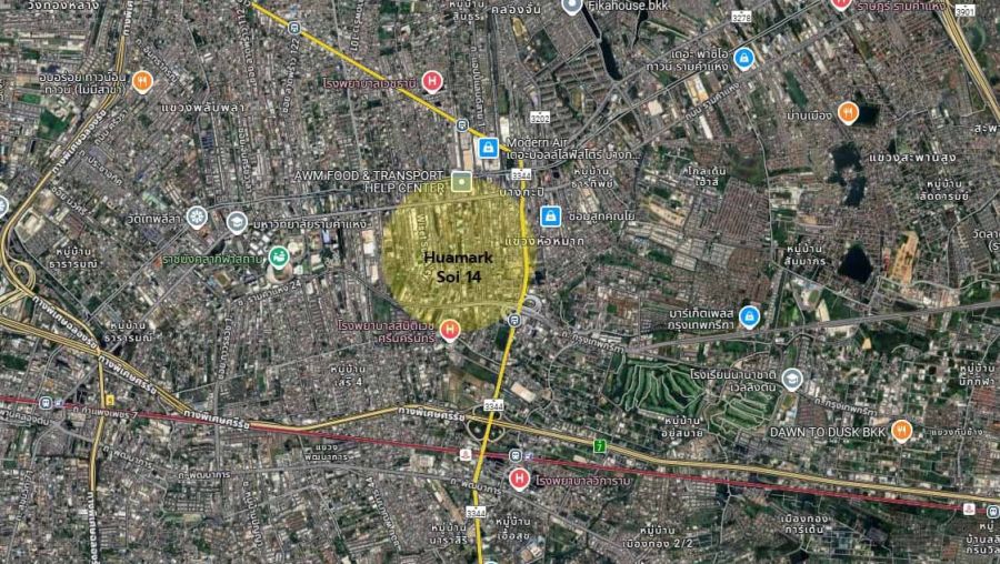 ขายที่ดิน - ขายที่ดินพร้อมสิ่งปลูกสร้าง ซอย หัวหมาก 14 ใกล้ รพ.สมิติเวช ศรีนครินทร์ !