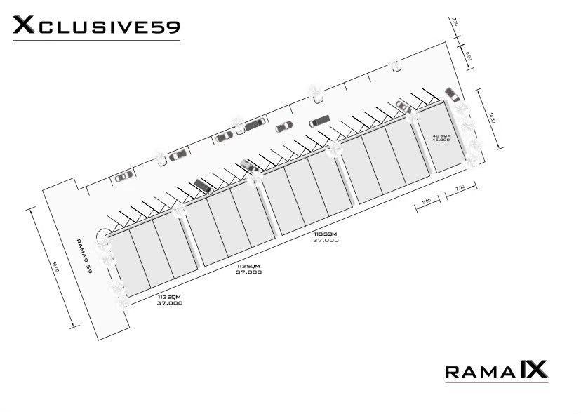 ให้เช่าโรงงาน / โกดัง - ให้เช่าโกดังสร้างใหม่ พระราม9 ซอย59 ด้านหลังโรงพยาบาล สมิติเวช ศรีนครินทร์