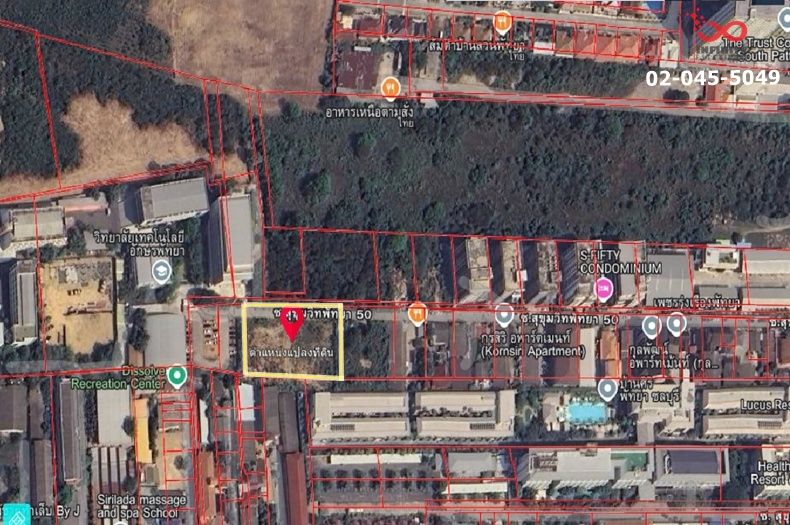 ขายที่ดิน - ขายที่ดิน 2 ไร่ 6 ตารางวา ถนนสุขุมวิท บางละมุง ชลบุรี