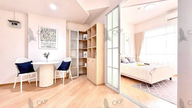 ขายคอนโด - คอนโด ฝักข้าวโพด ห้องรีโนเวทสวยงาม อยู่ระหว่างถนนสองเส้น เดินทางสะดวก ใกล้สถานีรถไฟฟ้า, ABAC, โรงพยาบาลรามคำแหงและเดอะมอลล์บางกะปิ