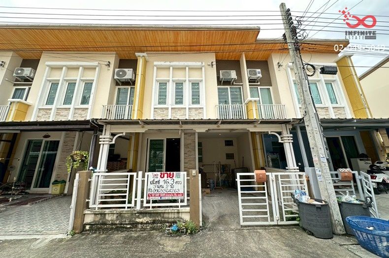 ขายทาวน์เฮาส์ - ขายทาวน์โฮม 2 ชั้น โกลเด้นทาวน์ 1 อ่อนนุช-ลาดกระบัง 16.3 ตารางวา ใกล้สนามบินสุวรรณภูมิ