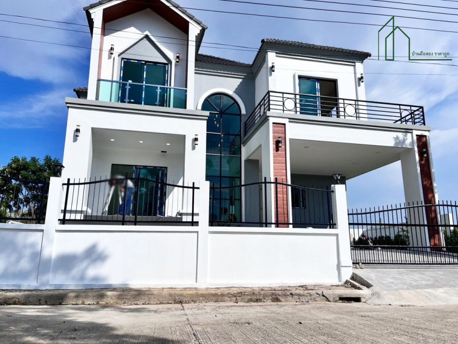 ขายบ้าน - ขายบ้านเดี่ยว 2 ชั้น กฤษดาซิตี้ เลค แอนด์พาร์ค เทพารักษ์ กม.16 ฟรีโอน