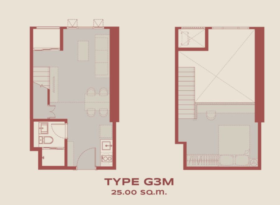 ขายคอนโด - ขายด่วน! ห้องยกเพดานสูง 2 ชั้น แอสปาย พระราม 4
