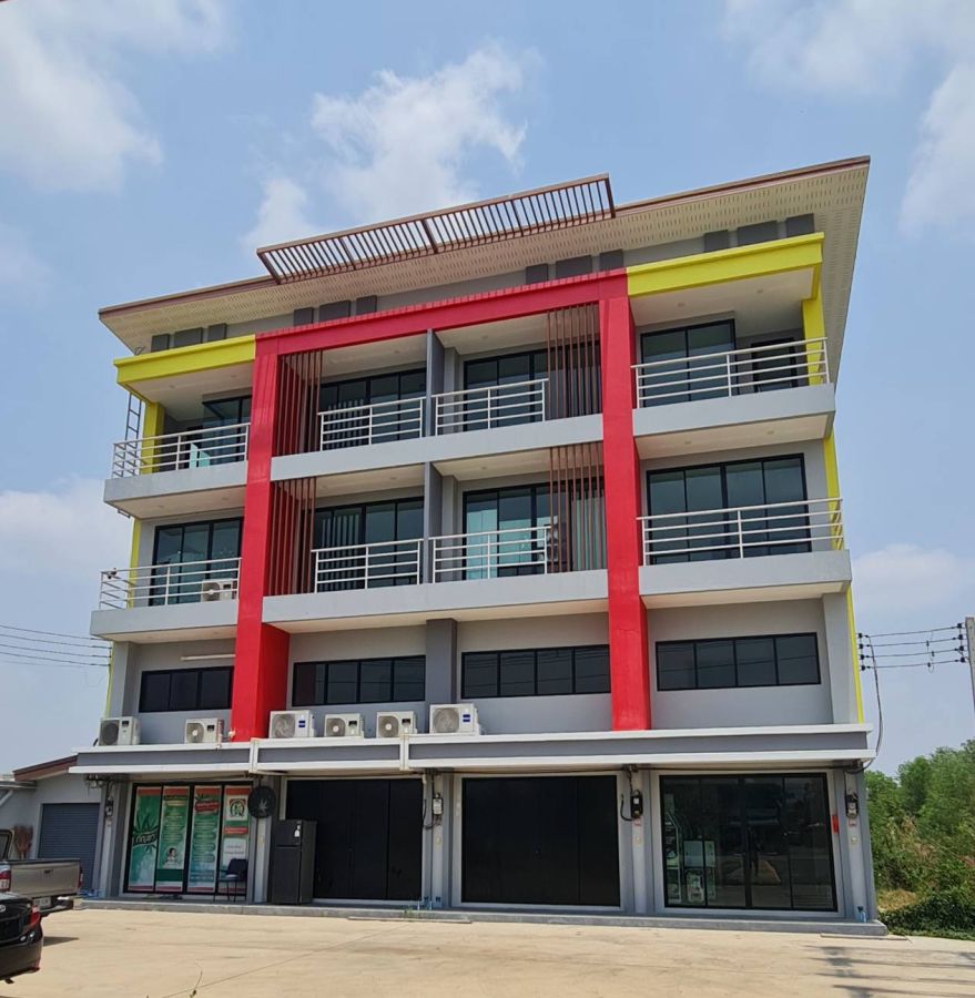 ขายอาคารพาณิชย์ / สำนักงาน - ขายอาคารพาณิชย์ 3.5 ชั้น สไตล์ทาวน์โฮม ติดถนน 3481 บางน้ำเปรี้ยว ฉะเชิงเทรา