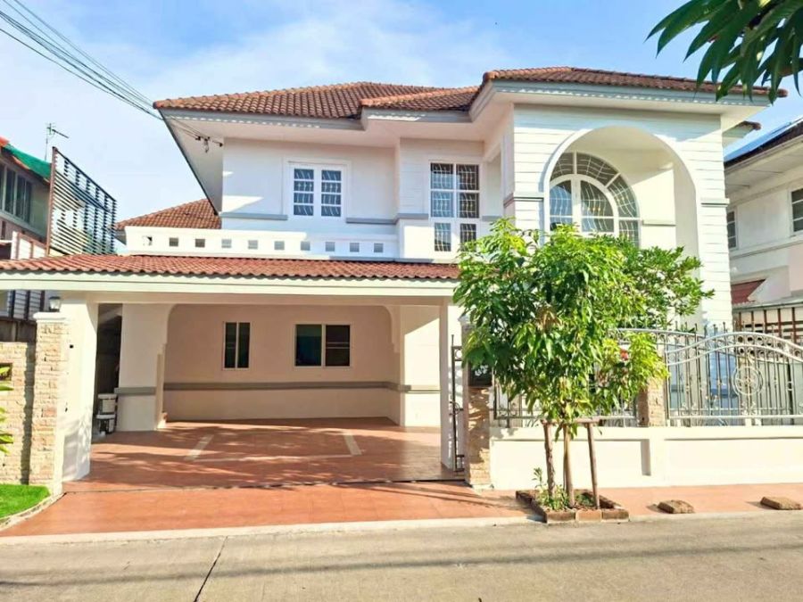 ขายบ้าน - ขาย บ้านเดี่ยว 2 ชั้นหลังใหญ่ ลลิลกรีนวิลล์ โซนวัชรพลติดถนนเมน รามอินทราวัชรพล ถนนสุขาภิบาล 5 ซอย72