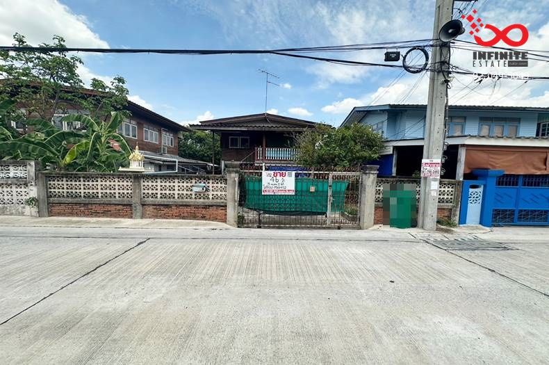 ขายที่ดิน - ขายที่ดินพร้อมสิ่งปลูกสร้าง 46 ตารางวา ซอยนนทบุรี 8 แยก 20 ถนนรัตนาธิเบศร์ ใกล้ MRT สถานีแยกนนทบุรี 1