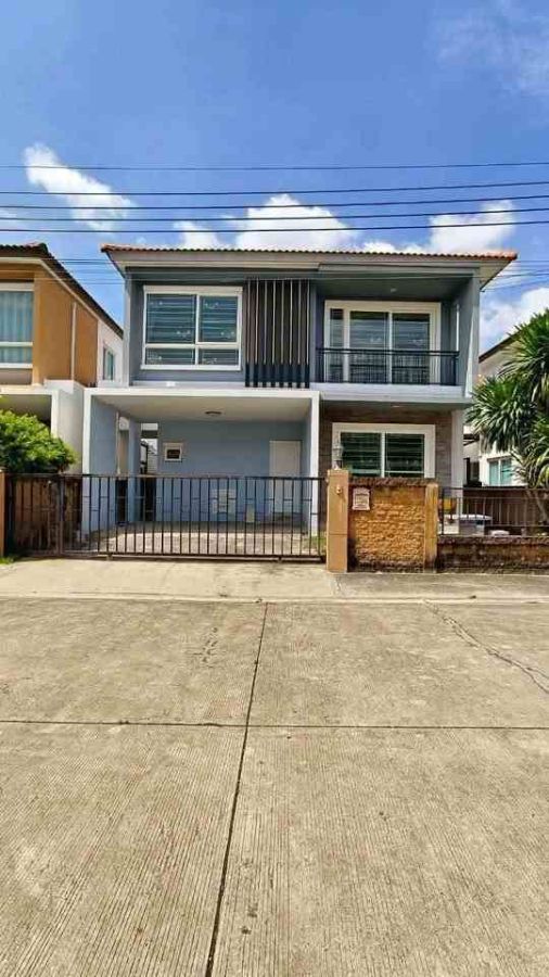 ให้เช่าบ้าน - ให้เช่าบ้านเดี่ยว 2ชั้น หมู่บ้านโกลเด้นวิลเลจ อ่อนนุช-พัฒนาการ ซอยอ่อนนุช65