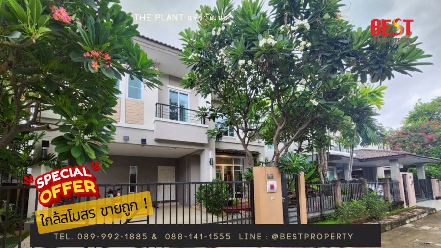 ขายบ้าน - บ้านเดี่ยวรีโนเวทใหม่ The Plant แจ้งวัฒนะ พร้อมเข้าอยู่ ทำเลดี เดินทางง่าย ใกล้สถานีรถไฟฟ้า ทางด่วน และ IMPACT เมืองทอง