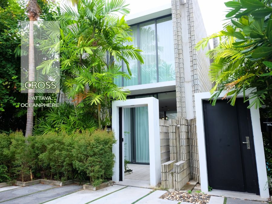 บ้าน - ขาย / ให้เช่า บ้านพูลวิลล่า CROSS PATTAYA OCEANPHERE บางเสร่ พัทยาใต้ หลังนี้หรูหรา พร้อมสระว่ายน้ำส่วนตัว ใกล้ทะเลเพียง 400 ม.