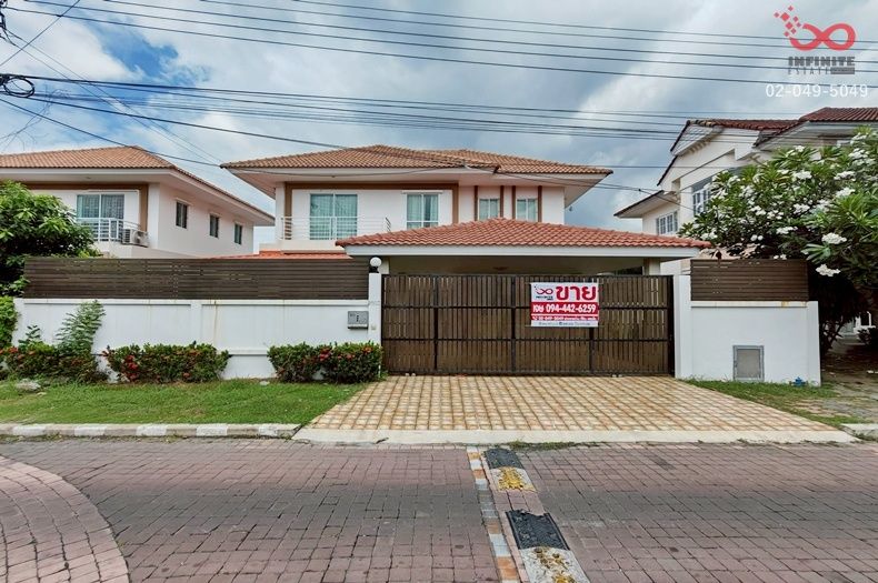 ขายบ้าน - ขายบ้านเดี่ยว 2 ชั้น หมู่บ้านบุรีรมย์-ซาฟารี ถ.เลียบคลองสอง ต้นโครงการ พร้อมอยู่