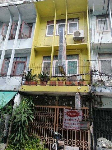 ขายทาวน์เฮาส์ - ขายตึกแถว 4 ชั้น หมู่บ้านเพชรไผ่เงิน ทำเลค้าขาย ซอยสาธุฯ 20 ใกล้พระราม 3