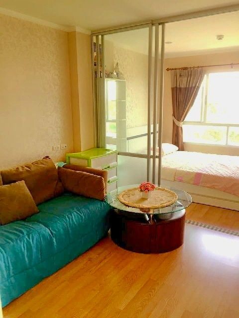 ให้เช่าคอนโด - APL รามคำแหง 1.9 กม. ชั้น 5 ให้เช่าคอนโดลุมพินี วิลล์ พัฒนาการ 26 สวนหลวง เฟอร์ เครื่องใช้ไฟฟ้าครบ1 นอน 1 น้ำ 28 ตร.ม. ไม่มีตึกบัง