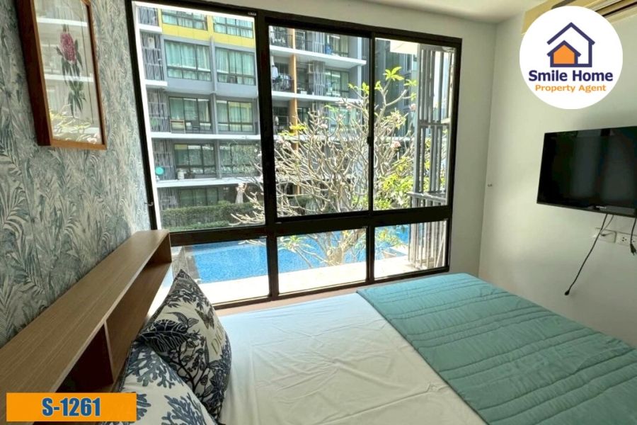 ขายคอนโด - ขายคอนโด ไอคอนโด สุขุมวิท103 อุดมสุข58 ชั้น2 วิวสระว่ายน้ำ