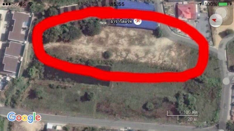 ขายที่ดิน - ขายที่ดิน 2ไร่ 3งาน 76 ตรว พัทยา-ห้วยใหญ่ ถนนห้วยใหญ่ บางละมุง ชลบุรี