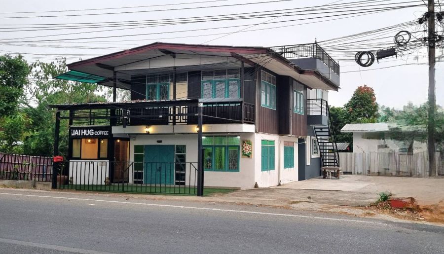 ขายบ้าน - ขายบ้านพร้อมร้านกาแฟ ในพื้นที่เดียว2หลัง บนพื้นที่กว้าง เพียง3.99ล้านบาท