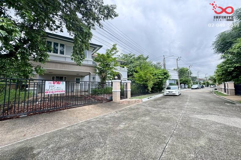 ขายบ้าน - ขายบ้านเดี่ยว 115 ตร.วา หมู่บ้านนันทวัน ประชาชื่น ใกล้ทางด่วนและรถไฟฟ้าสายสีชมพู