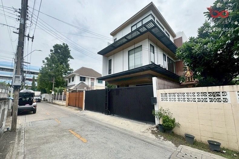 ขายบ้าน - ขายบ้านเดี่ยว 4ชั้น 52ตร.ว.ซอยรามอินทรา8 บางเขน ใกล้ทางด่วน-รถไฟฟ้าสีชมพู