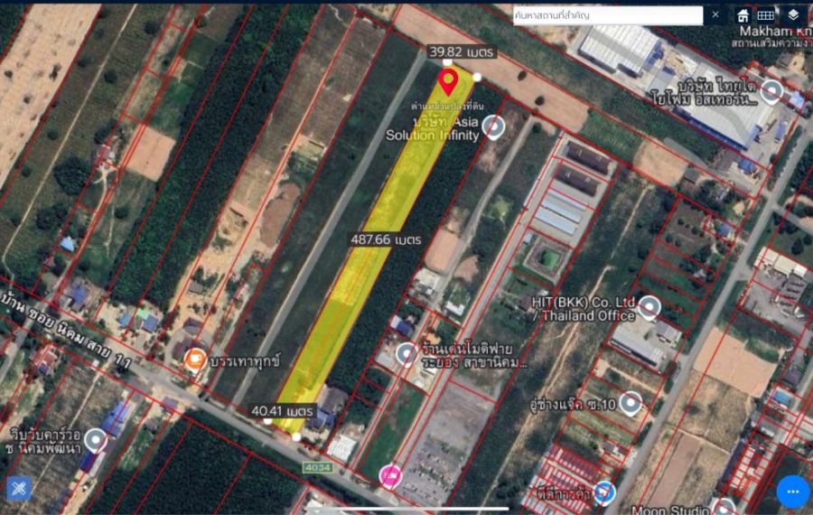 ขายที่ดิน - ขายที่ดินเขตพัฒนาเศรษฐกิจพิเศษ EEC นิคมพัฒนา ระยอง 12-0-31 ไร่