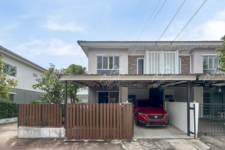 ขายทาวน์เฮาส์ - พฤกษาวิลล์ 72 นครอินทร์-พระเงิน แปลงมุม ต่อเติมครบ ทำเลดีในซอยวัดพระเงิน