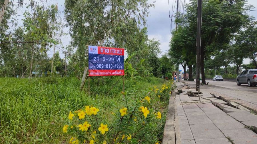 ขายที่ดิน - ขายด่วน ที่ดินติดถนนใหญ่ ราคาถูก คลองสามวา