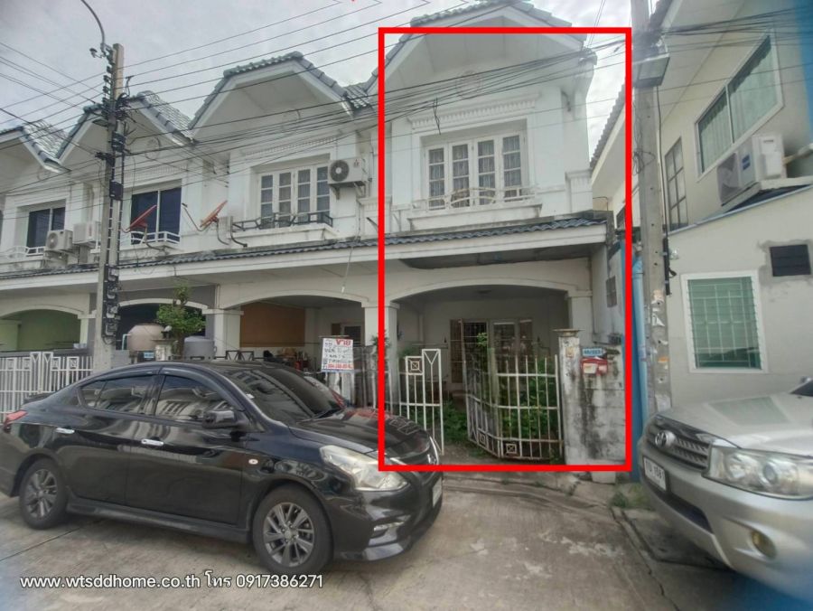 ขายทาวน์เฮาส์ - ขายบ้านตามสภาพทาวน์เฮ้าส์ 2 ชั้นโครงการมนวดี เอ็กคลูซีฟ