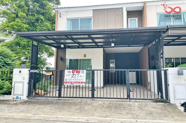 ขายทาวน์เฮาส์ - ขายทาวน์เฮาส์ เดอะคอนเนค ติวานนท์-แจ้งวัฒนะ 27ตรว.หลังริม พร้อมอยู่