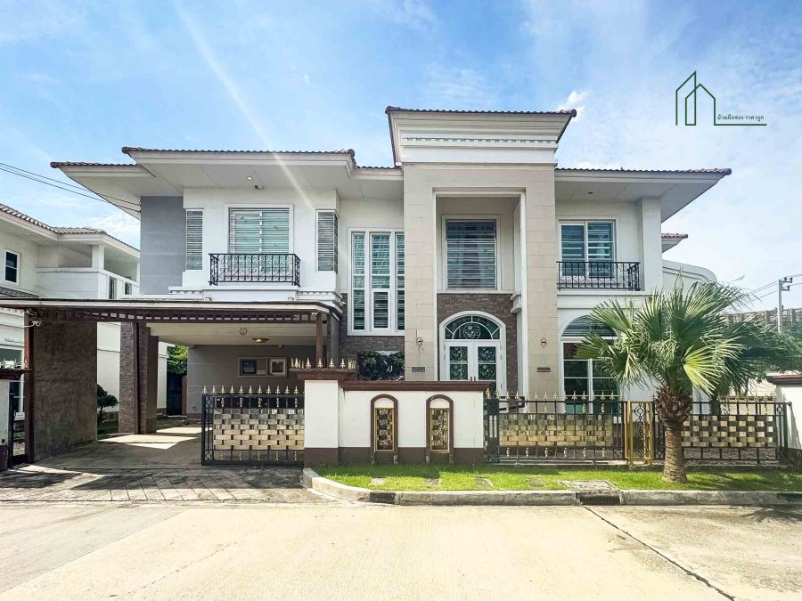 ขายบ้าน - บ้านเดี่ยวสุดหรูสไตล์ยุโรป หลังมุม คาซ่า แกรนด์ อ่อนนุช-วงแหวน