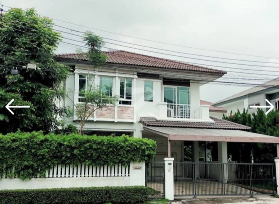 ขายบ้าน - ขายบ้านเดี่ยว 2 ชั้น 60 ตรว. มัณฑนารามอินทรา-วงแหวน แต่งสวย ทำเลดี ใกล้ห้างฯ-รถไฟฟ้า