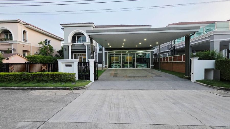 ขายบ้าน - ขายบ้านเดี่ยวสุดหรู 2 ชั้น สไตล์ยุโรปคลาสสิก ทำเลดี เดินทางสะดวก