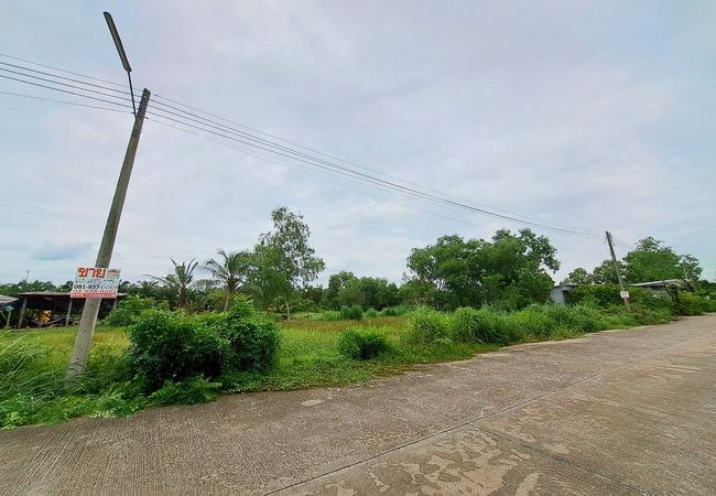 ขายที่ดิน - ขายที่ดิน คลอง 13 หมู่บ้านสมหวังการ์เด้น เนื้อที่ 75.70 ตร.ว. ถนนคอนกรีต น้ำไฟเข้าถึง