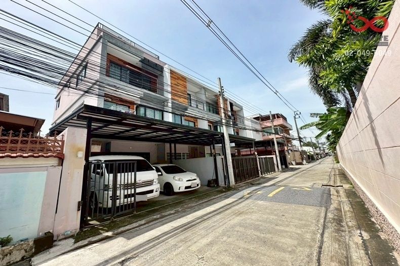 ขายทาวน์เฮาส์ - ขายทาวน์โฮม 3ชั้น ลาดพร้าว 71 โชคชัย4 สังคมสังเคราะห์ ใกล้MRT ทางด่วน