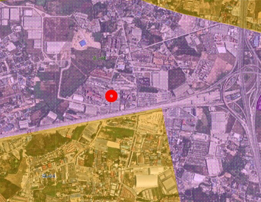 ขายที่ดิน - ขายที่ดินสีม่วงลายถมแล้วหนองขาม 5 ไร่ พร้อมผู้เช่าใกล้ถนนบายพาสสาย7-200เมตรใกล้ท่าเรือแหลมฉบัง-6กม. อ.ศรีราชา ชลบุรี