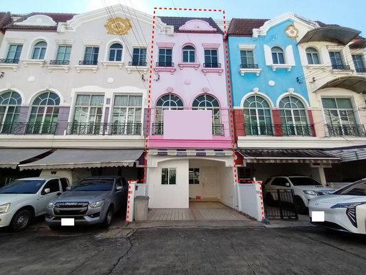 ขายทาวน์เฮาส์ - ขายทาวน์โฮม 3 ชั้น บ้านกลางเมือง ลูเซิร์น สุขุมวิท-อ่อนนุช 46 ใกล้ BTS สายสีเหลือง พื้นที่ 21.3 ตร.ว. Renovate ทาสีทั้งภายนอกและภายในใหม่