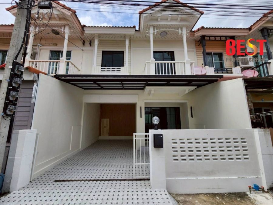 ขายทาวน์เฮาส์ - ทาวน์โฮมรีโนเวทใหม่ พร้อมเข้าอยู่ เดอะวิลล่า รัตนาธิเบศร์ ใกล้ MRT ท่าอิฐ เดินทางสะดวก