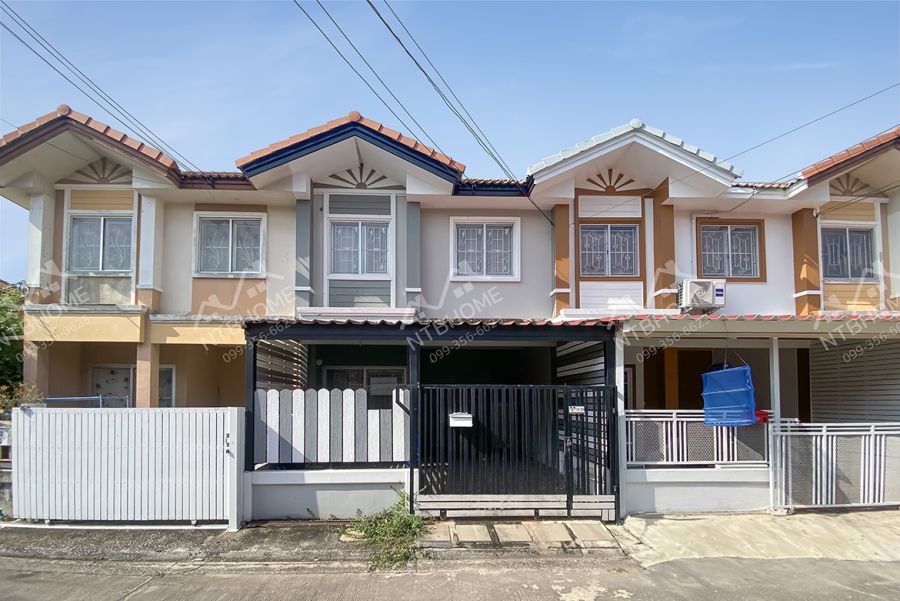 ขายทาวน์เฮาส์ - บ้านพฤกษา 38/1 บางกรวย-ไทรน้อย ต่อเติมครบพร้อมอยู่ ใกล้รถไฟฟ้าสายสีม่วง