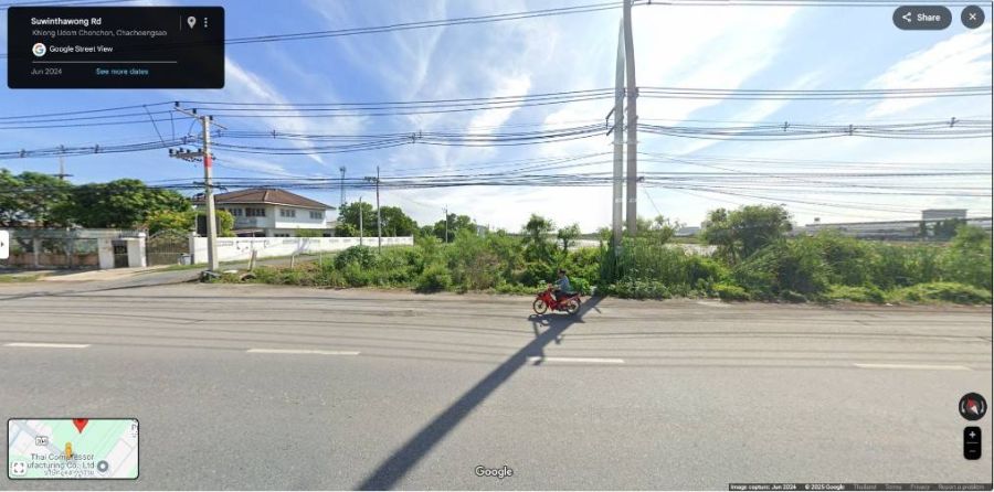 ขายที่ดิน - ขายที่ดิน 83 ไร่ ติดถนนสุวินทวงศ์ เพียง 5.5ล้าน/ไร่