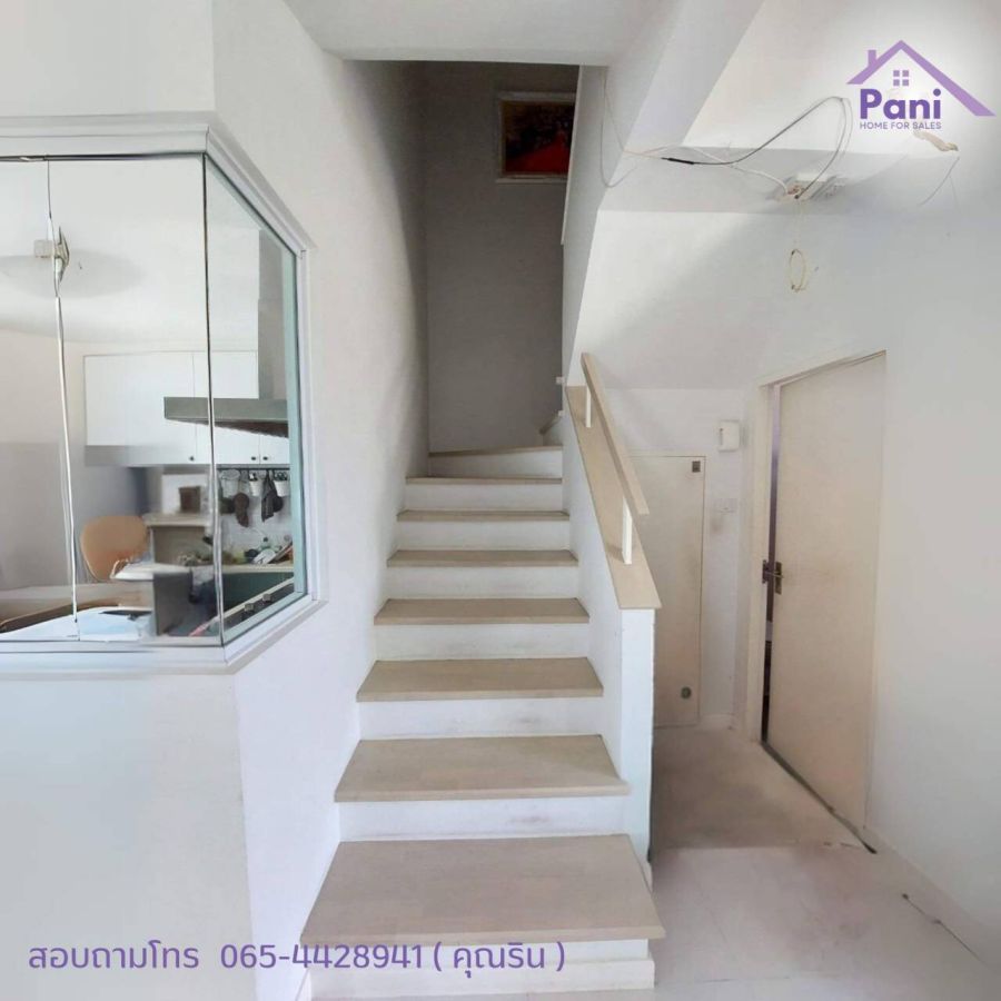 ขายบ้าน - ถูกที่สุดในย่านนี้!! บ้านแฝด 2 ชั้น ม.วิลลาจจิโอ บางนา-เทพารักษ์ เฟอร์ครบพร้อมอยู่