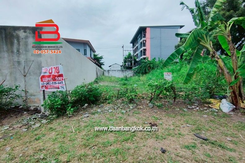 ขายที่ดิน - ที่ดินเปล่า ถมแล้ว เนื้อที่ 78 ตรว. ใกล้มหาวิทยาลัยรังสิต ถนนเอกประจิม ต.หลักหก อ.เมือง จ.ปทุมธานี