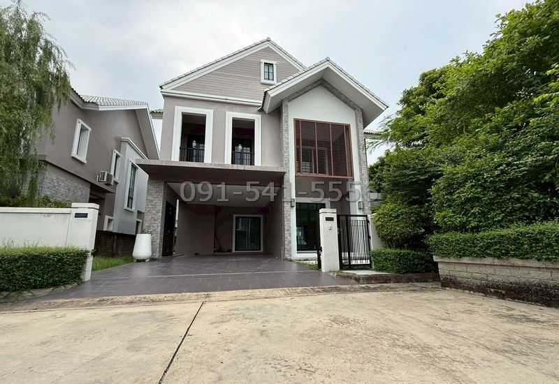 ขายบ้าน - ขายบ้านหรู หมู่บ้านมิลตัน เรสซิเดนซ์ รามอินทรา หลังใหญ่พิเศษ เงียบสงบเป็นส่วนตัว หลังสุดท้ายของซอย