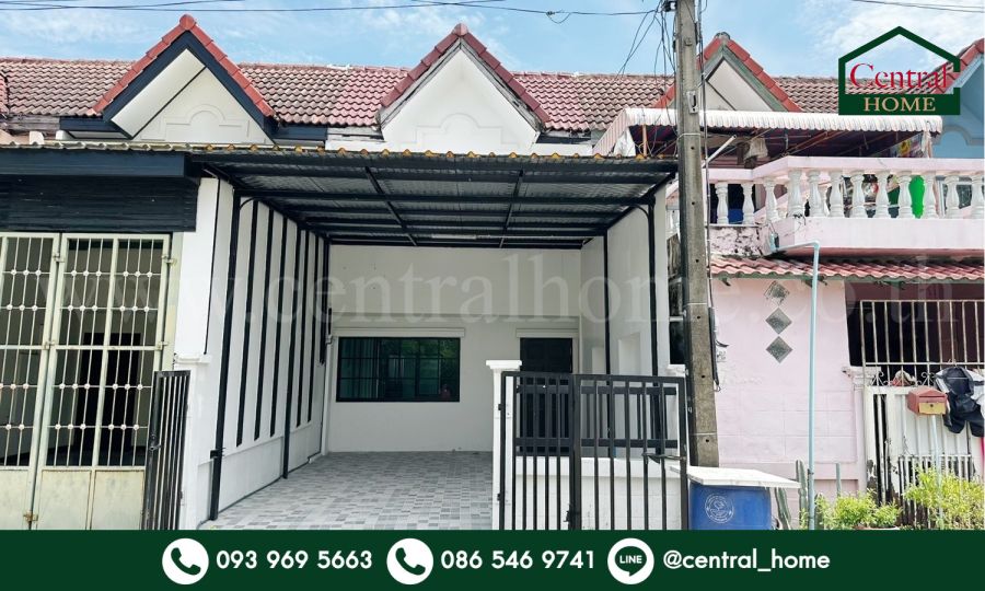 ขายทาวน์เฮาส์ - ทาวน์เฮ้าส์ ธนาลักษณ์ 2 รังสิต คลอง 2 หน้าบ้านไม่ชนใคร รีโนเวทใหม่ พร้อมอยู่