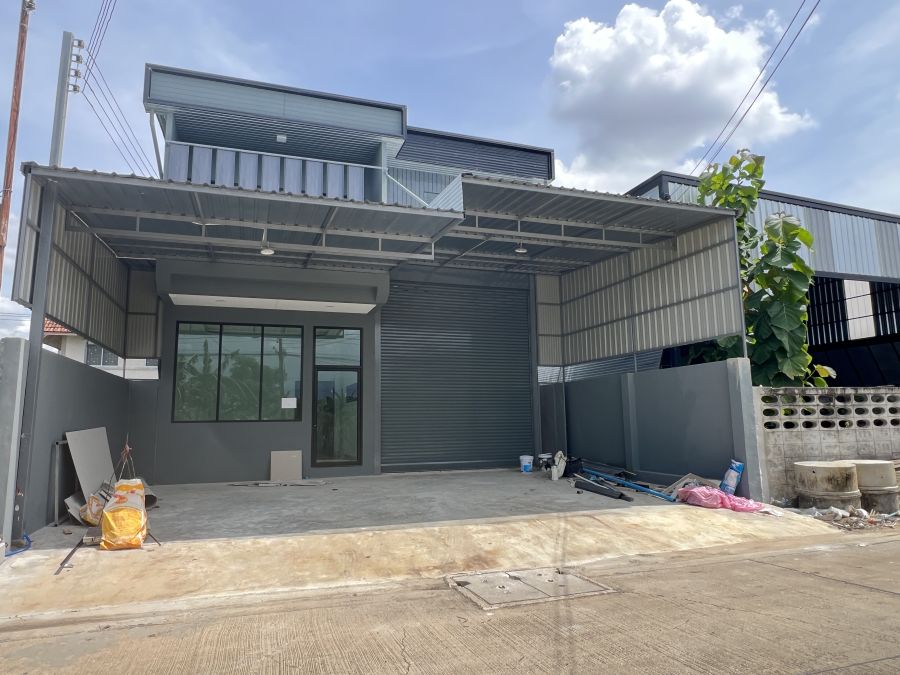 ขายโรงงาน / โกดัง - ให้เช่า โฮมออฟฟิศพร้อมโกดัง คลอง 4 ลำลูกกา สร้างใหม่