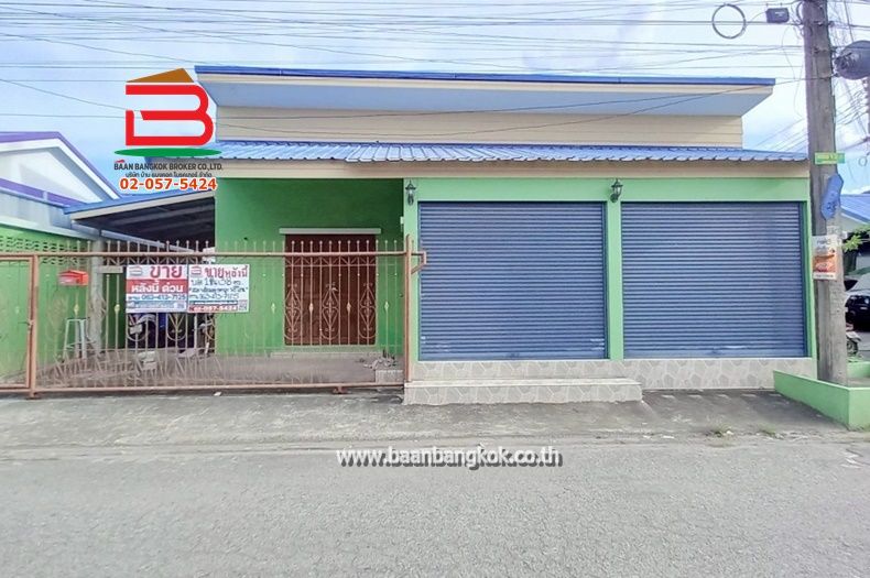 ขายบ้าน - บ้านเดี่ยว หลังมุม การเคหะมีนบุรี (คลองเก้า) เนื้อที่ 38 ตรว. ถนนไมตรีจิต-คลองเก้า เขตคลองสามวา