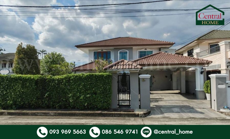 ขายบ้าน - บ้านเดี่ยว ศุภาลัย ออร์คิด ปาร์ค 2 หลังมุม รีโนเวทใหม่ พร้อมอยู่